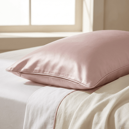 sleek silk pillowcase